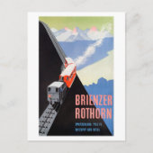 Vintage Travel Briefkaart Brienzer Rothorn (Voorkant)
