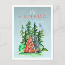 Vintage Travel Briefkaart | Canada