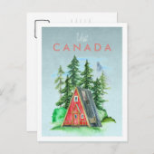 Vintage Travel Briefkaart | Canada (Voorkant / Achterkant)