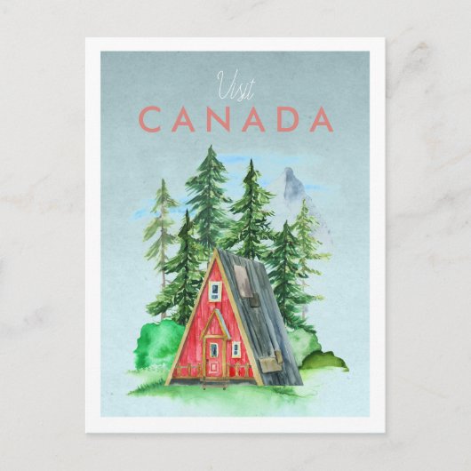 Vintage Travel Briefkaart | Canada (Voorkant)