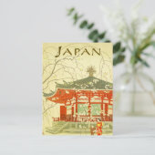 Vintage Travel Briefkaart - JAPAN (Staand voorkant)