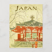 Vintage Travel Briefkaart - JAPAN (Voorkant)