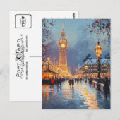 Vintage Travel Briefkaart Londen (Voorkant / Achterkant)