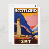 Vintage Travel Briefkaart Scotland (Voorkant / Achterkant)