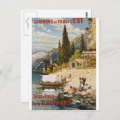 Vintage Travel Briefkaarten (Voorkant / Achterkant)