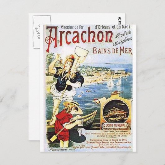 Vintage Travel Briefkaarten (Voorkant / Achterkant)