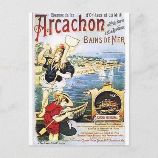 Vintage Travel Briefkaarten (Voorkant)