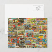 Vintage Travel Briefkaarten Blank Briefkaart (Voorkant / Achterkant)