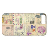 Vintage Travel Briefkaarten Case-Mate iPhone Case (Achterkant (Horizontaal))