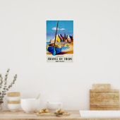 Vintage Travel - Brittany - Bretagne Frankrijk Poster (Keuken)