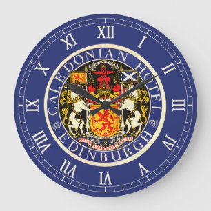 Vintage Travel Caledonian Hotel Edinburgh Schotlan Grote Klok