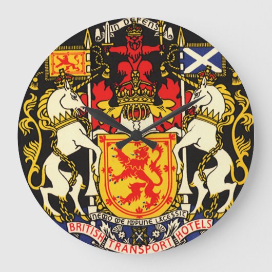 Vintage Travel Caledonian Hotel Edinburgh Schotlan Grote Klok (Voorkant)