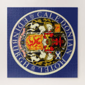 Vintage Travel Caledonian Hotel Edinburgh Schotlan Legpuzzel (Horizontaal)
