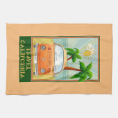 Vintage Travel California Theedoek (Horizontaal)