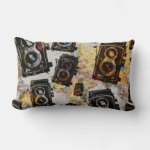 Vintage Travel Camera Patroon