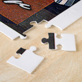 Vintage Travel Caribbean Legpuzzel (Zijkant)