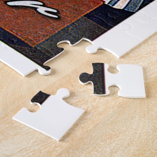 Vintage Travel Caribbean Legpuzzel (Zijkant)