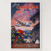 Vintage Travel Caribbean Legpuzzel (Verticaal)