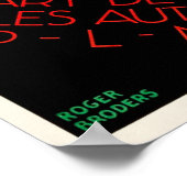 Vintage Travel Chamonix Mont Blanc Frankrijk Poster (Hoek)