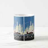 Vintage Travel Chicago Heeft Alles Stads Silhouet Koffiemok (Center)