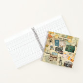 Vintage Travel Collage Notitieboek (Binnen)