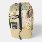 Vintage Travel Collage Toilettasje (Rechts)