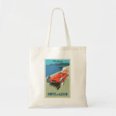 Vintage Travel Cote d'Azur Tote Bag (Voorkant)