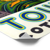 Vintage Travel - Côte d'Azur Toulon France Poster (Hoek)