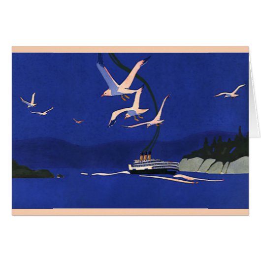 Vintage Travel, cruise Ship Vacation in Alaska (Voorkant Horizontaal)