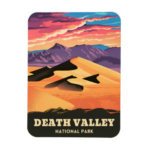 Vintage Travel Death Valley National Park Zonsonde Magneet