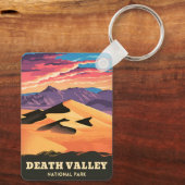 Vintage Travel Death Valley National Park Zonsonde Sleutelhanger (Achterkant)