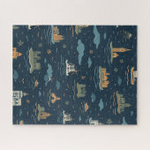 Vintage Travel Design Puzzel (Horizontaal)