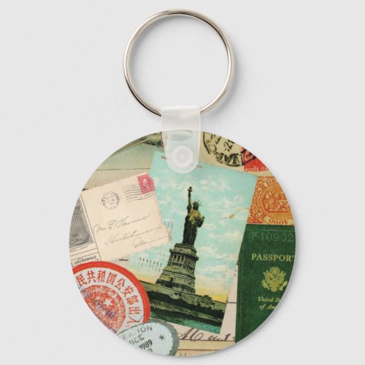 Vintage Travel...dleutelhanger Sleutelhanger (Voorkant)