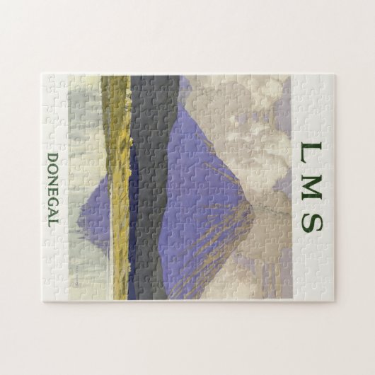 Vintage Travel Donegal Ierland Legpuzzel (Horizontaal)