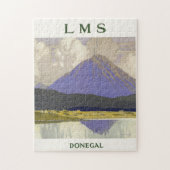 Vintage Travel Donegal Ierland Legpuzzel (Verticaal)