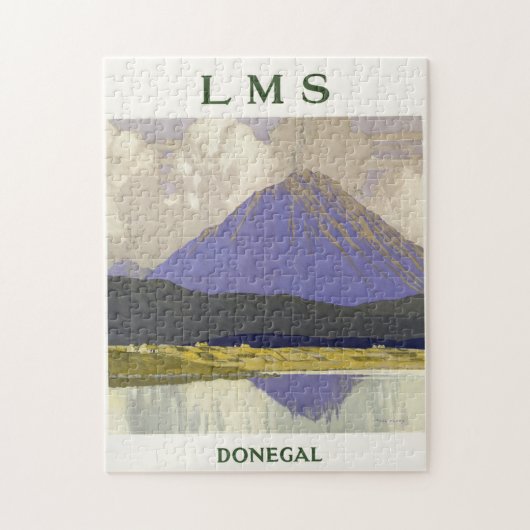 Vintage Travel Donegal Ierland Legpuzzel (Verticaal)