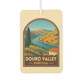 Vintage Travel Douro Valley Portugal Retro Schilde Luchtverfrisser