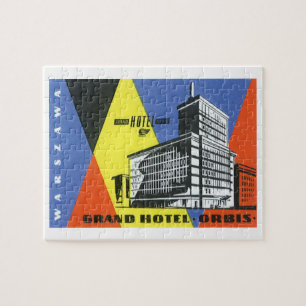 Vintage Travel Europe, Warschau (Warschau), Polen Legpuzzel