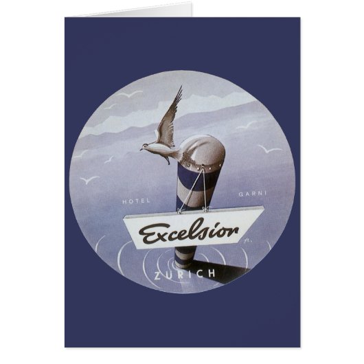 Vintage Travel Excelsior Hotel Zurich Zwitserland (Voorkant)