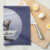 Vintage Travel Excelsior Hotel Zurich Zwitserland Theedoek (Quarter Fold)