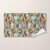 Vintage Travel Explorer Patroon Bad Handdoek (Handdoek)