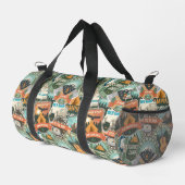 Vintage Travel Explorer Patroon Plunjezak (Rechterhoek)