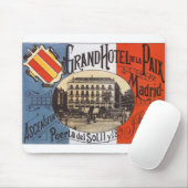 Vintage Travel, Grand Hotel Paix, Madrid, Spanje Muismat (Met muis)