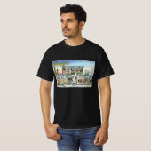 Vintage Travel, Groeten uit New Hampshire T-shirt (Voorkant volledig)