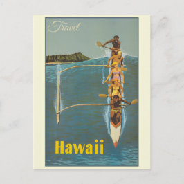 Vintage Travel Hawaii Briefkaart