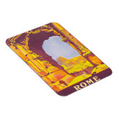 Vintage Travel, het Coliseum in Rome Italië Magneet (Rechterzijde)