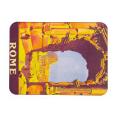 Vintage Travel, het Coliseum in Rome Italië Magneet (Horizontaal)