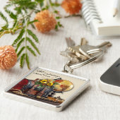 Vintage Travel | Het leven is een Sleutelhanger (Zijkant)