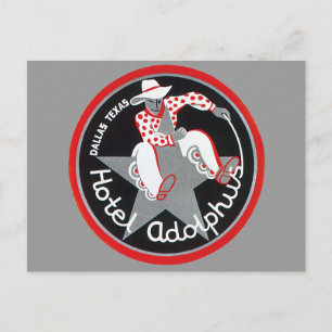 Vintage Travel, Hotel Adolphus in Dallas, Texas Briefkaart