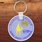 Vintage Travel Hotel Ribat in Monastir, Tunesië Sleutelhanger (Voorkant)